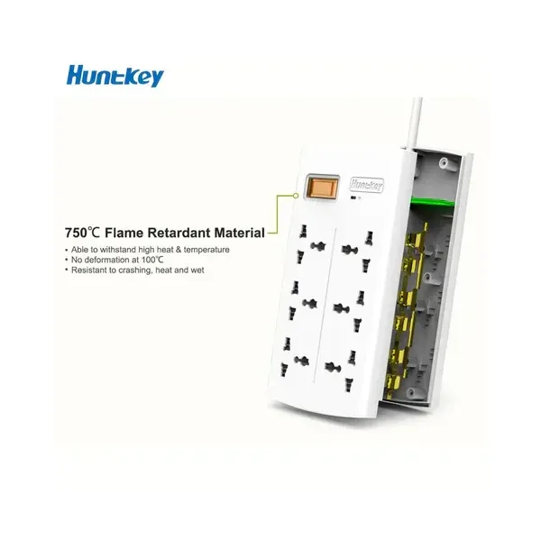 Huntkey SZM804 Eight Port Surge Protection Power Strip
