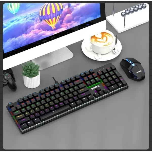 Full Size Keyboard Durable Mouse SKU: GT200 Manufacturer: SAMA 1 year warranty