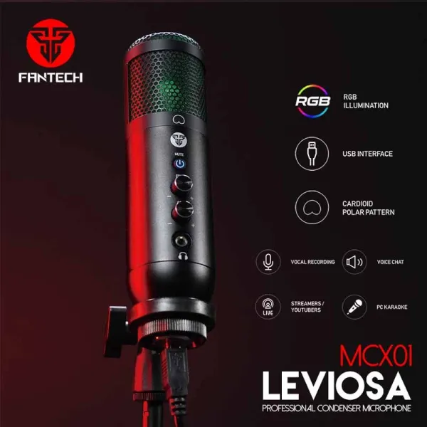 Fantech Leviosa MCX01 Microphone USB For PC