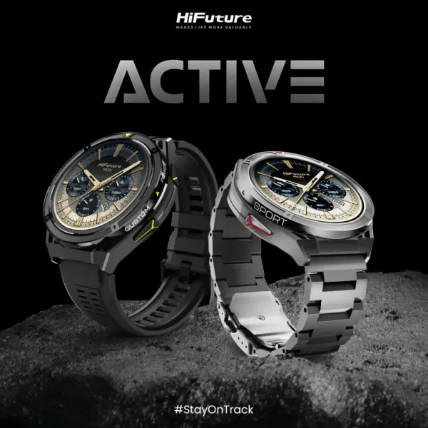 HiFuture Active: GPS, Calling, Health Tracking, & 100+ Sports Modes