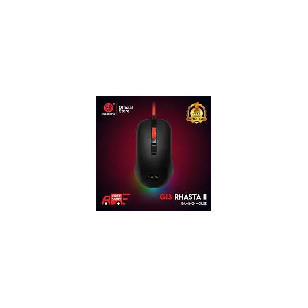 Fantech G13 Rhasta Ii Gaming Mouse | RGB Light 2400dpi Gaming Mouse