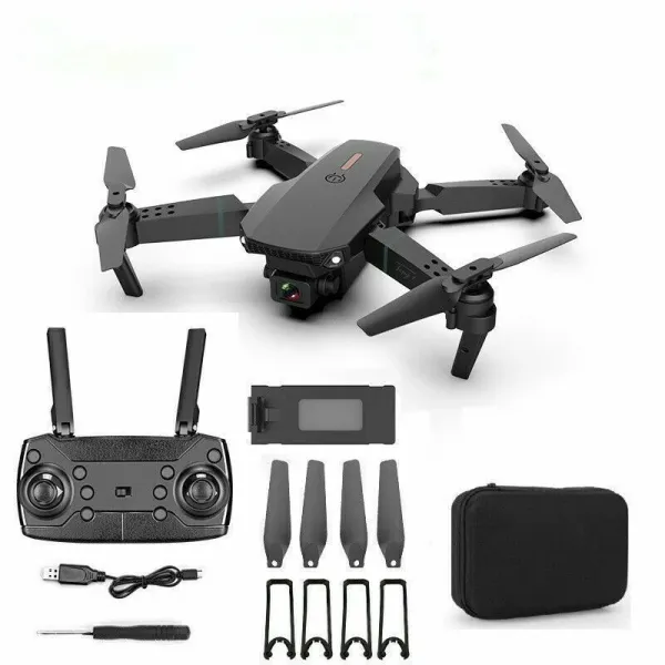 E88 Rc Mini drone 4k HD Drone With Camera drone FPV WiFi Real-time Transmission Foldable Quadcopter RC Drone Toys