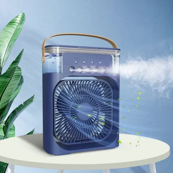 Mini Air Cooler Fan - Air Conditioner With Water and Ice Compartment