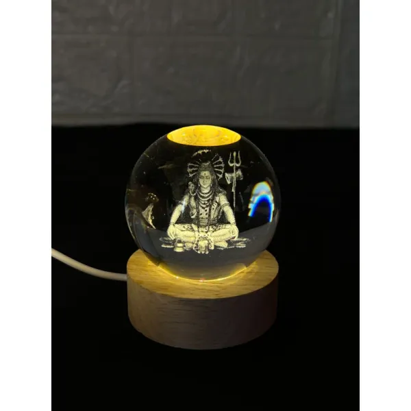 Shiva Crystal Lamp