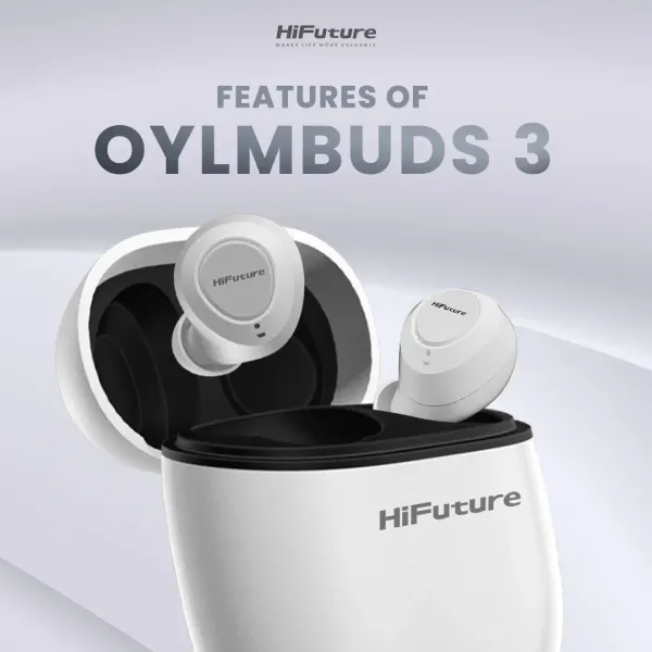 HiFuture Olymbuds3: 25-Hour Playtime, Powerful Bass Earbuds