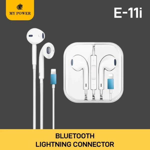 My Power Lightning Earphone, Iphone Earphone, Bluetooth Earphone, E11i