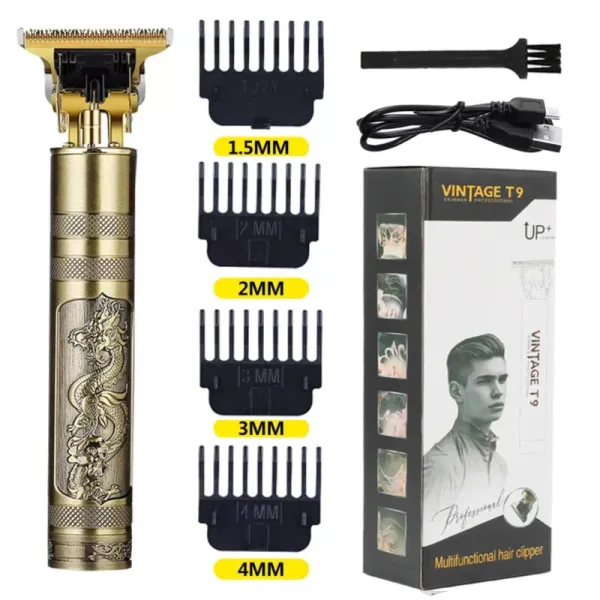 Vintage T9 Electric Hair Clipper Professional Hair Trimmer For Men