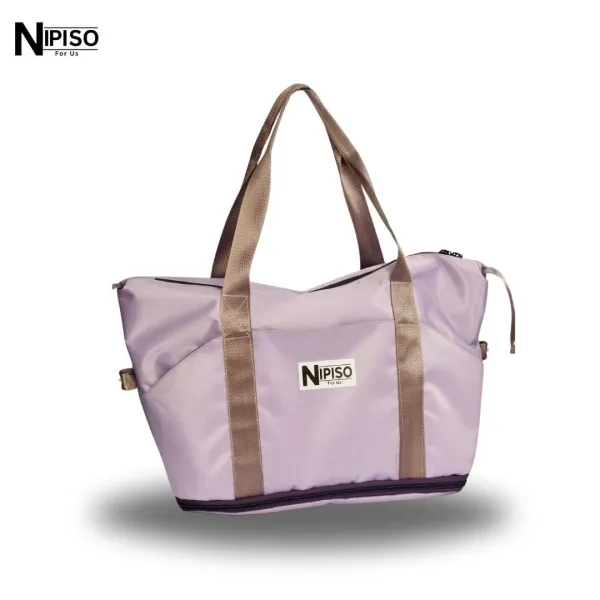 NIPISO Travel Bags Lavender Tote Carry On Luggage Handbag Waterproof Duffel Women Shoulder Bags