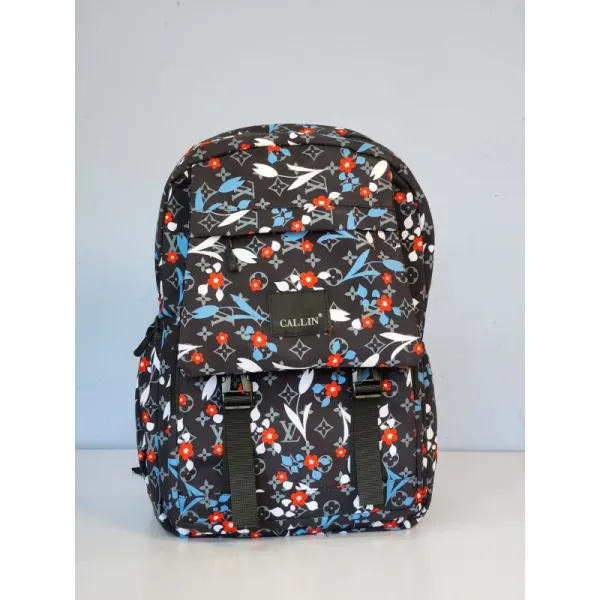 Graffiti Printed Soft School College Trendy Hip-Hop Backpack With 16\