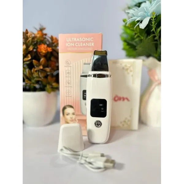 Ultrasonic Skin Scrubber Blackhead Remover with 3 Modes Rechargeable