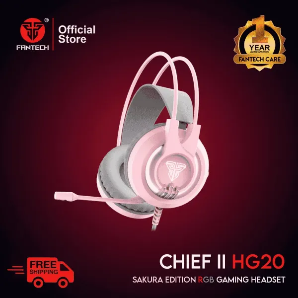 FANTECH CHIEF II HG20 Gaming Headset Sakura Edition