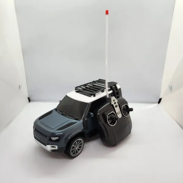 Remote Control Defender Truck with LED Lights & All-Terrain Capability