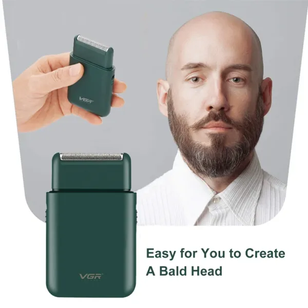 VGR V 390 Professional Electric Ultra Thin Shaver Rechargeable Razor For Face Care Beard Trimmer