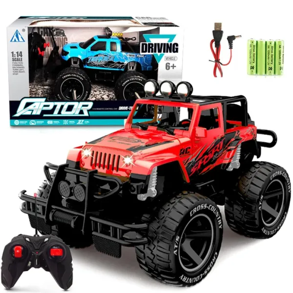 Powerful Rechargeable Remote Control Off-Road Truck with Lights
