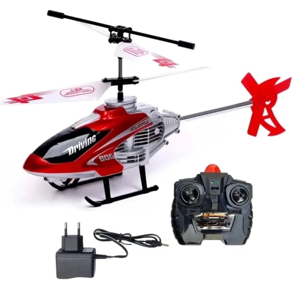 Remote Control Helicopter Flying RC Helicopter Remote Control Velocity Remote Controlled with Led Lights Electric Rechargeable Battery Helicopter Toy Charging For Kids