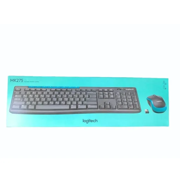 Logitech MK275 Wireless Keyboard and Mouse Combo - Reliable, Comfortable & Long-Lasting for PC & Laptop