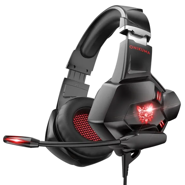 ONIKUMA K11 Gaming Headset - Immersive Stereo Sound with Flexible Mic & RGB Lighting