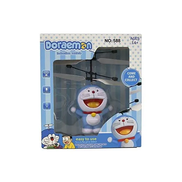 Doraemon Aircraft Infrared Sensors Airplane Toy