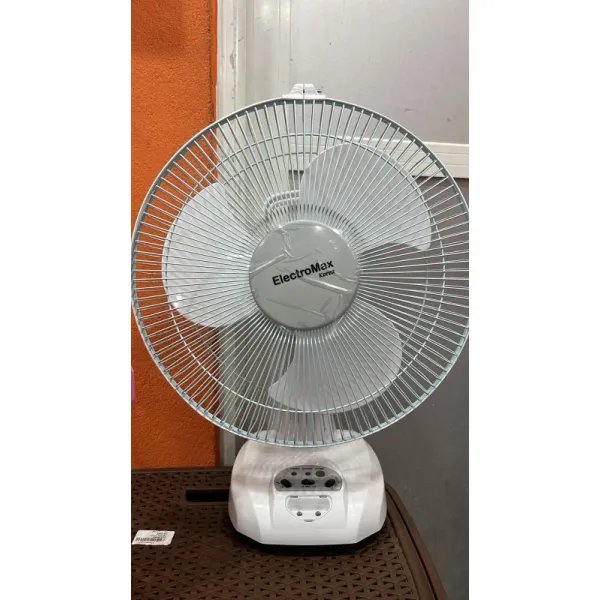 Electromax Portable Rechargeable Table Fan - Cordless Personal Desk Fan