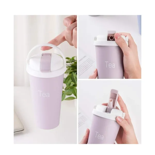 Insulated Thermo Cup - Stainless Steel Hot & Cold Beverage Travel Mug