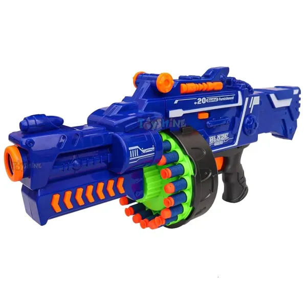 Easy-to-Operate Foam Blaster Toy - High Quality Plastic Dart Shooter with 40 Foam Bullets