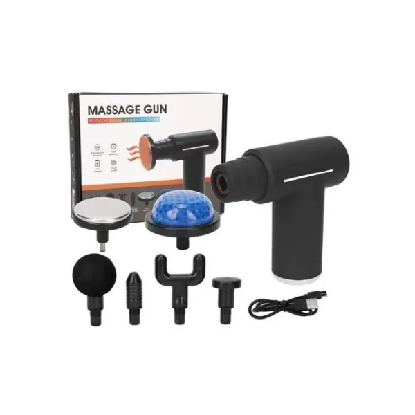 Advanced Massage Gun with 6 Gears & Hot/Cold Therapy - Deep Tissue Percussion Massager