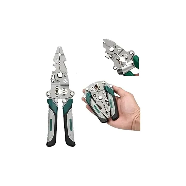 Heavy-Duty Multi-Functional Wire Pliers Tool - Essential for Cutting, Stripping, Winding & Repair