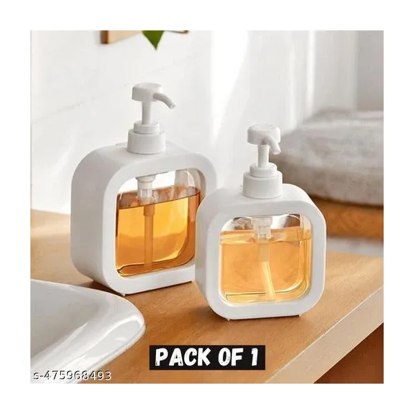 Transparent Refillable Pump Bottles - Portable Travel Dispensers for Shampoo, Soap & Gels