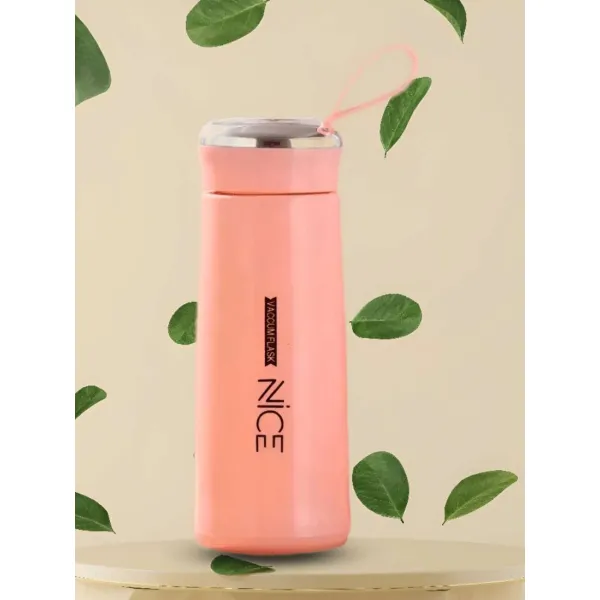 Nico Nice 400ml Durable Glass Bottle with Protective Outer Shell - Pure Hydration & Enhanced Break Resistanc