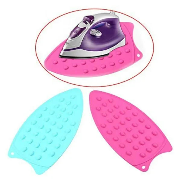 Silicone Iron Rest Pad - Heat Resistant & Non-Slip Ironing Mat for Safe Iron Placement & Surface Protection
