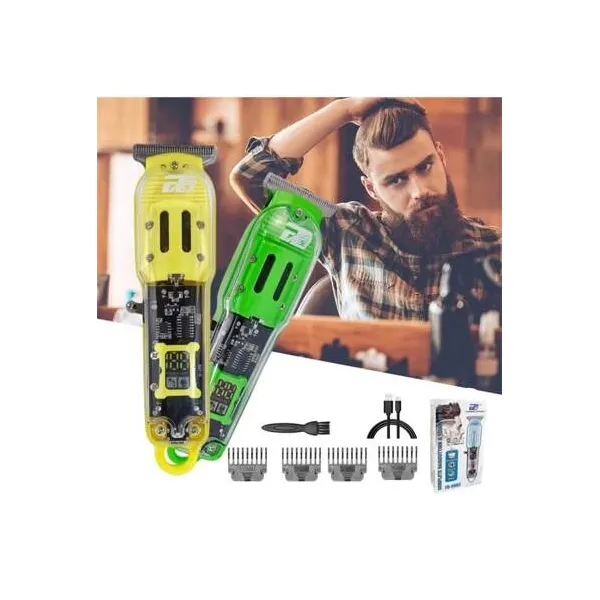 Welex E-7033 Professional Hair Trimmer - Turbo Power, Steel & Ceramic Blades