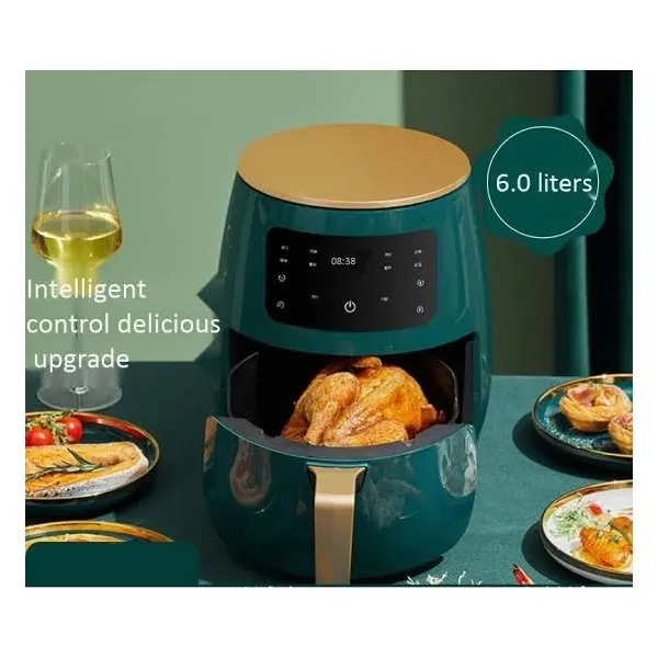 Silver Crest 6L Digital Air Fryer - Healthier Frying, Crispy Results & Family-Sized Capacity for Modern Kitchens