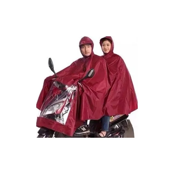 Double Layer Waterproof Bike Raincoat with Storage Bag - Durable Cycling Rain Suit for Adults (Unisex) - Ideal for Motorbikes & Bicycles