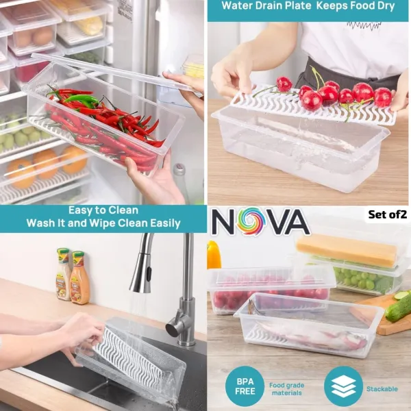 National 3-Piece Multi-Purpose Container Set - Versatile Airtight Storage for an Organized Home