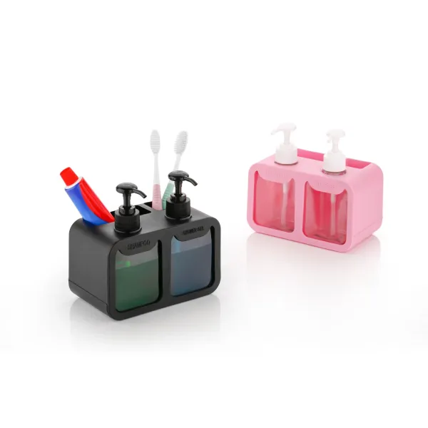 Duo Multi-Liquid Dispenser - Dual Soap & Lotion Pump for an Organized Kitchen & Bathroom