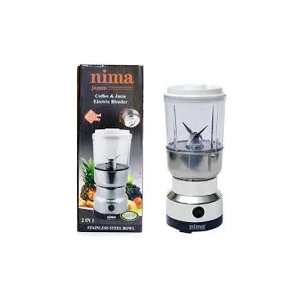 Nima 2-in-1 Juicer Mixer Grinder - Compact Electric Spice Grinder & Blender for Modern Kitchens