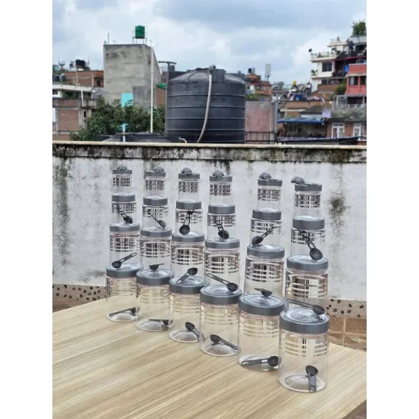 Silverline Spice Box with 24 Containers & Spoons