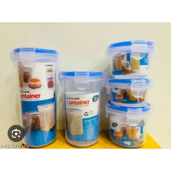 Lock & Lock Classic 5-Piece Food Storage Container Set