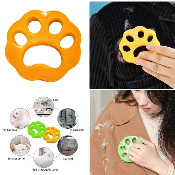 Pet Hair Remover - Reusable Silicone Lint Roller for Clothes, Furniture & Car Seats