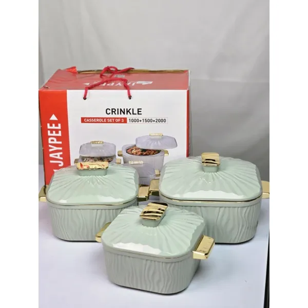 Jaypee Crinkle 3-Piece Casserole Set
