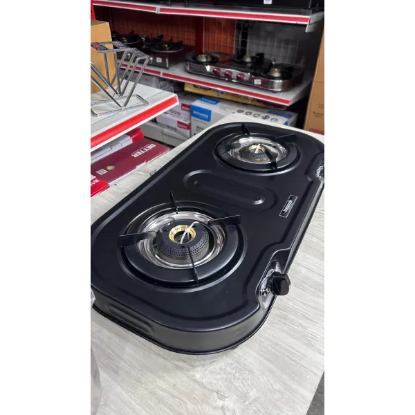 Instacook 2-Burner Automatic Gas Stove with Toughened Glass