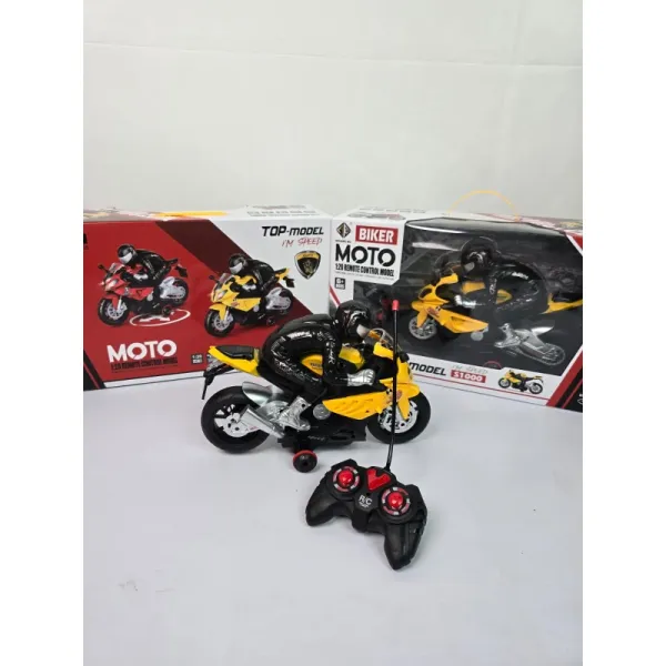 Biker Moto 1:20 Scale Remote Control Motorcycle Toy