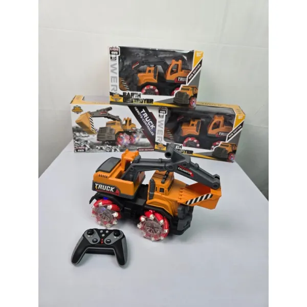 Remote Control Excavator Truck with LED Wheels (4WD)