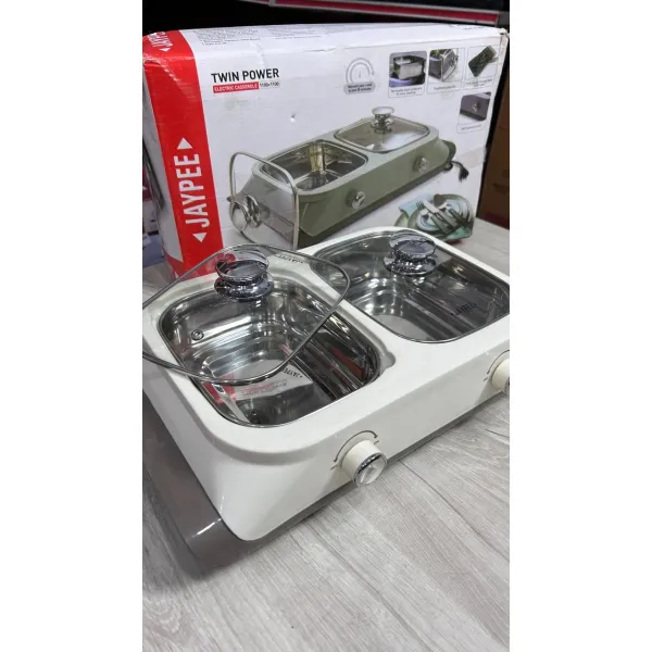 Jaypee Twin Power Electric Casserole - 2-in-1 Food Warmer with 1 year warranty