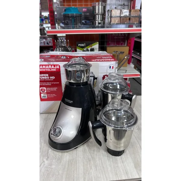 Maharaja Whiteline Super Turbo HD Mixer Grinder with 1400W Motor