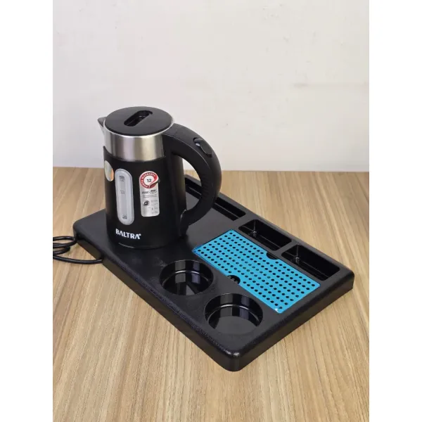 Baltra Angel (BC-168) 0.8L Electric Kettle Hotel Set with Serving Tray