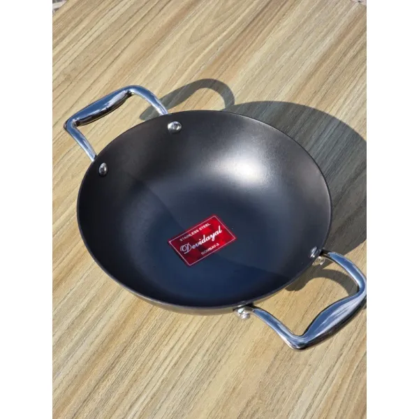 26cm Stainless Steel Kadai - Devidayal