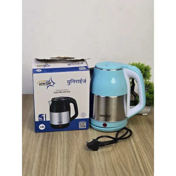 Unirize stainless steel electric kettle with a 1.8-liter