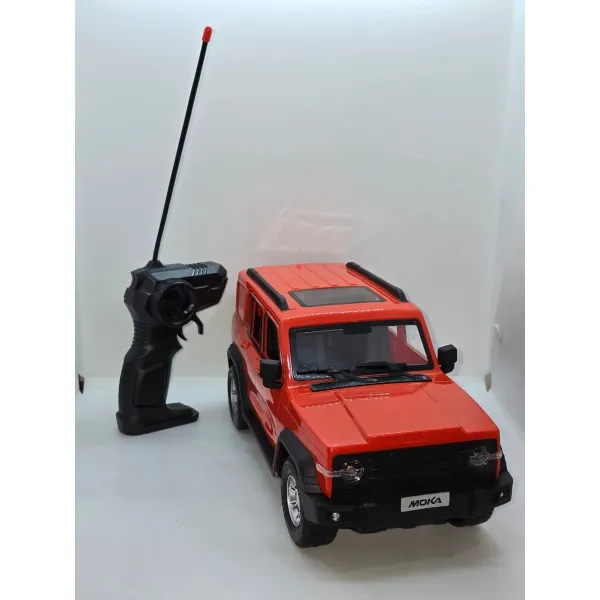 Red Off-Road RC SUV - Rechargeable Remote Control Car for Kids
