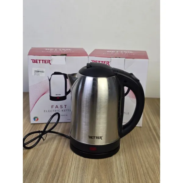 Better Fast Electric Kettle 1.8 Liters 1500W Stainless Steel